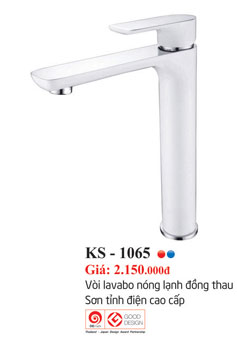 Vòi lavabo nóng lạnh KS-1065