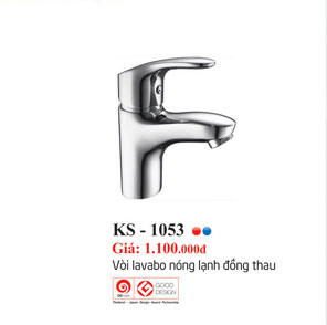 Vòi lavabo nóng lạnh KS-1053